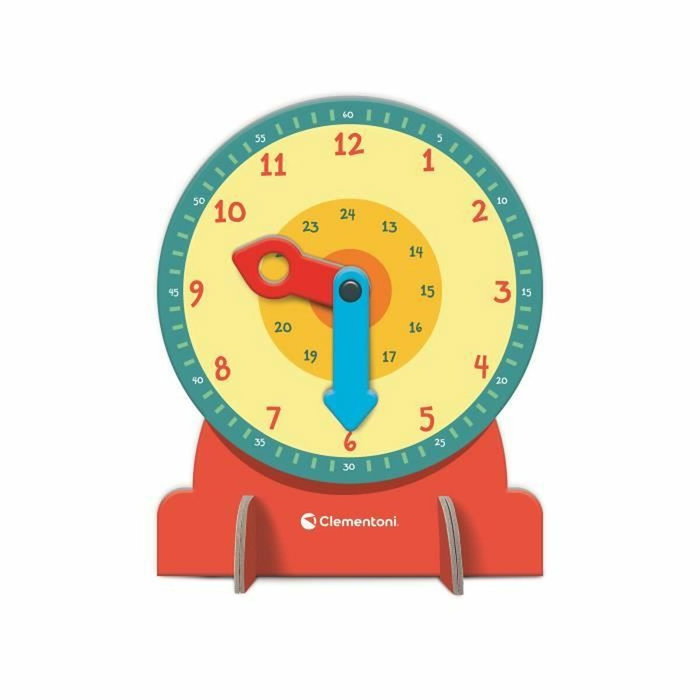 Clementoni L'heure - Horloge éducative avec 13 mini-puzzles