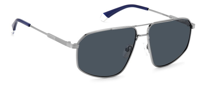 Polaroid PLD-4118-S-X-6LB-C3 Lunettes de soleil aviator bleu polarisé