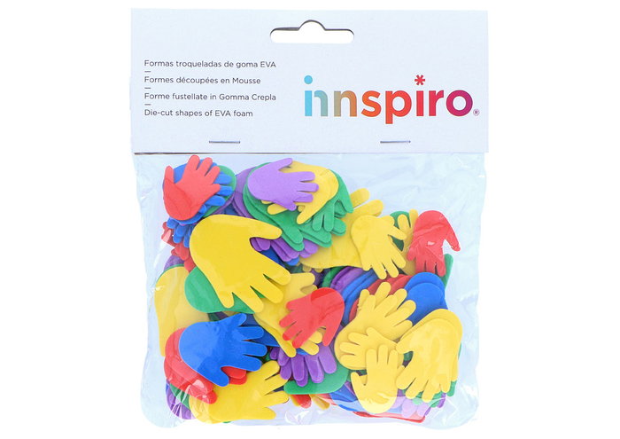 Innspiro Lot de 120 mains en mousse EVA (30mm, 35mm et 45mm)