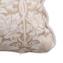 BigBuy Home Coussin Flowers Beige Fleurs 60 x 10 x 30 cm