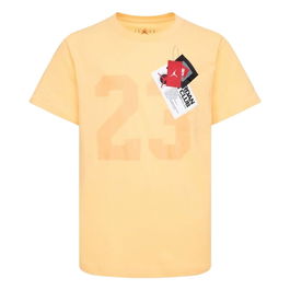 T shirt à manches courtes Enfant Jordan Jdb Aj New With Tags Ss Tee Rouge 18-24 Mois