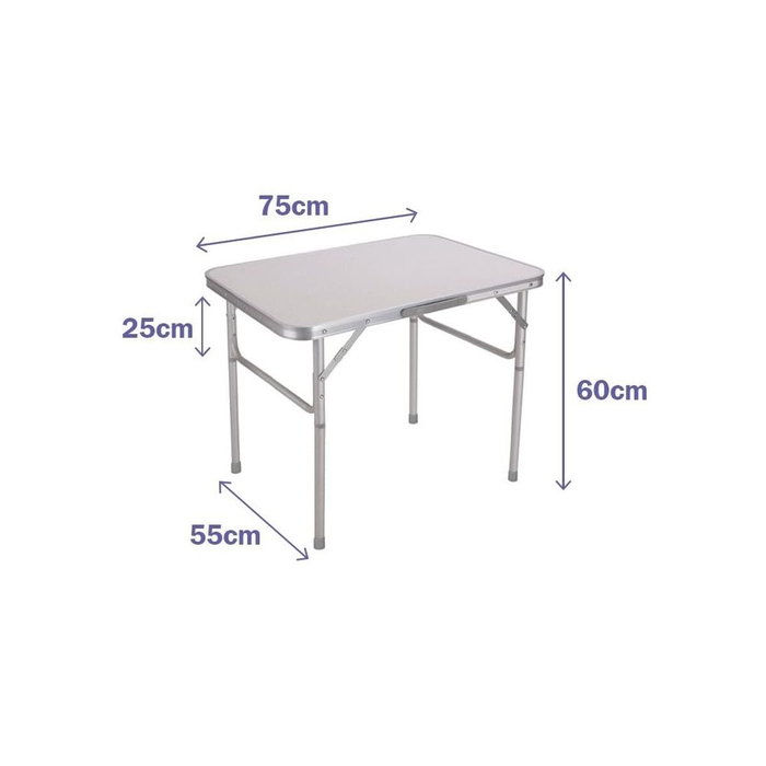Table Piable Marbueno Blanc 75 x 60 x 55 cm Table Piable Marbueno Blanc 75 x 60 x 55 cm
