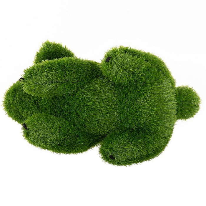 BigBuy Outdoor Figurine Décorative Chien en Gazon Artificiel 23 x 35 x 33 cm