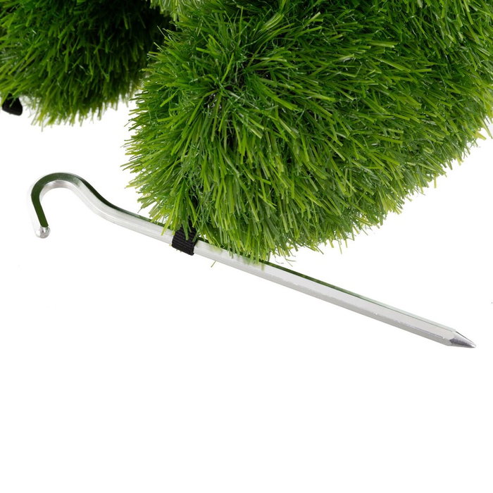 BigBuy Outdoor Figurine Décorative Chien en Gazon Artificiel 23 x 35 x 33 cm