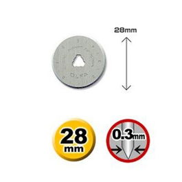 GARDENA Cuchilla Redonda Olfa RB 28-10 (10 Unités) Blister