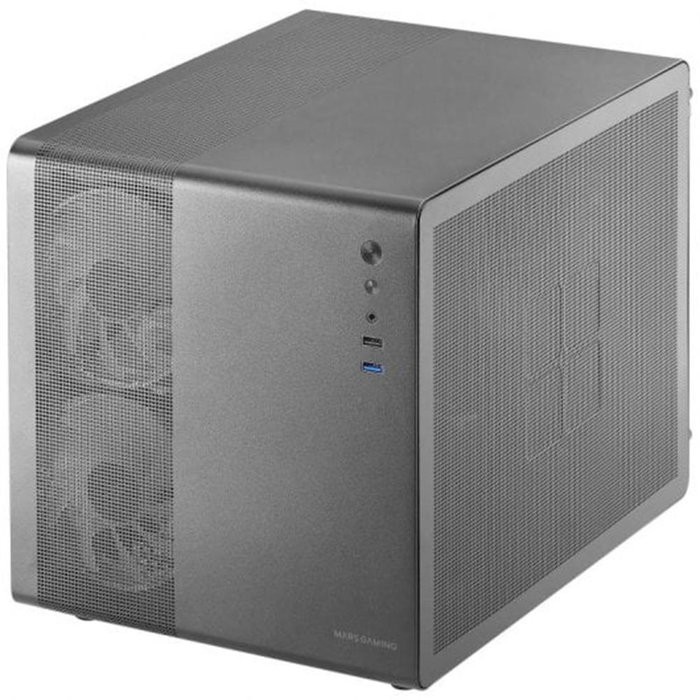 Mars Gaming MC-MPRO Boîtier PC Mini Tower Micro-ATX/Mini-ITX Vitre Trempée Noir