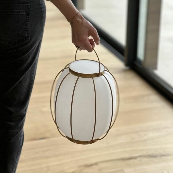 Lumisky Tulum Lampe de table sans fil LED, Doré