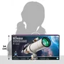 Canal Toys COS 002 Télescope astronomique avec support smartphone pour photos, oculaires 40x et 16x - Kit de découverte du ciel pour enfants