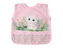 KioKids Babero Imperméable Anti-taches avec Poche - Rose - pour Bébé 4 mois+