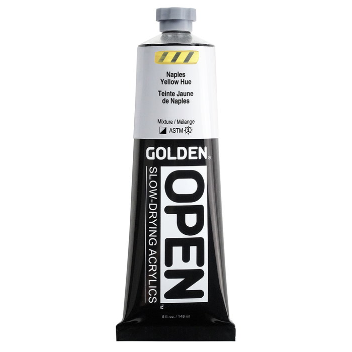 Golden OPEN Peinture Acrylique Jaune Naples 148 ml Golden OPEN Peinture Acrylique Jaune Naples 148 ml