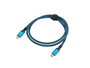 Lanberg Câble USB Type C 4.0 100 cm, 40 Gb/s, 240 W, 5K/8K, Textile, Ni
