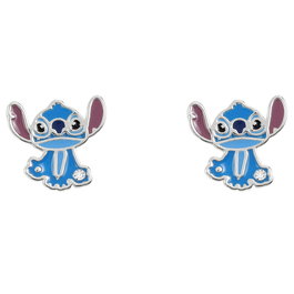 PEERS HARDY Boucles d'oreilles Disney Stitch en argent plaqué avec pierres de zirconium cubique