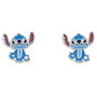 PEERS HARDY Boucles d'oreilles Disney Stitch en argent plaqué avec pierres de zirconium cubique
