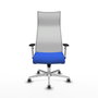 Piqueras y Crespo Chaise de Bureau Albacete Bleu et Blanc