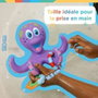 Nuby Jouet de bain Pieuvre interactive flottante avec anneaux - Violet