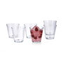 Quid Set 6 Verres Bas Verre Lina 25 cL avec Relief