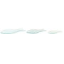 Home ESPRIT Jeu de plateaux Bleu ciel Poisson méditerranéen (3 Unités)
