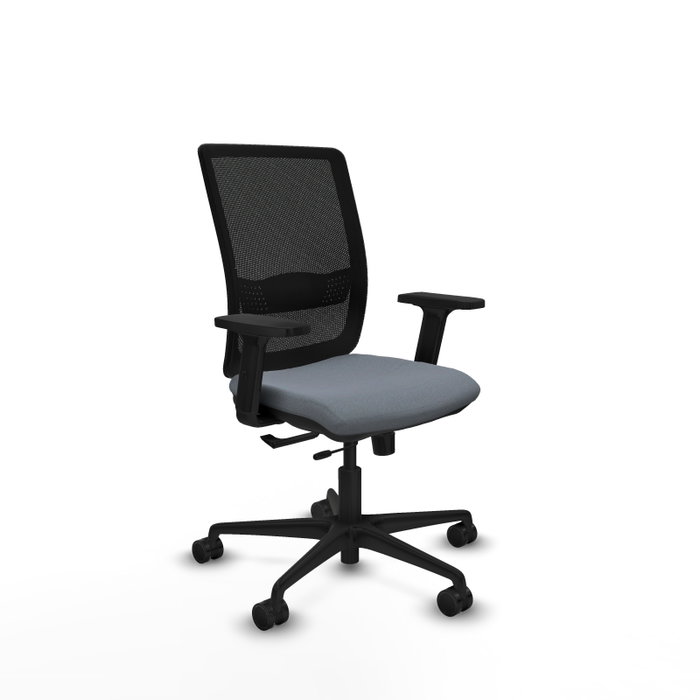 PIQUERAS Y CRESPO Chaise Haches Synchrone/Traslack Gris Maille Noir PIQUERAS Y CRESPO Chaise Haches Synchrone/Traslack Gris Maille Noir