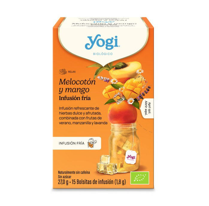 Melocotón Y Mango. Té Frío Melocotón Y Mango. Té Frío
