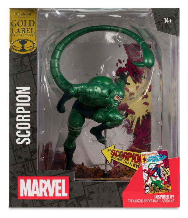 McFarlane Toys Statuette Marvel Scorpion Métallique (The Amazing Spider-Man #318)
