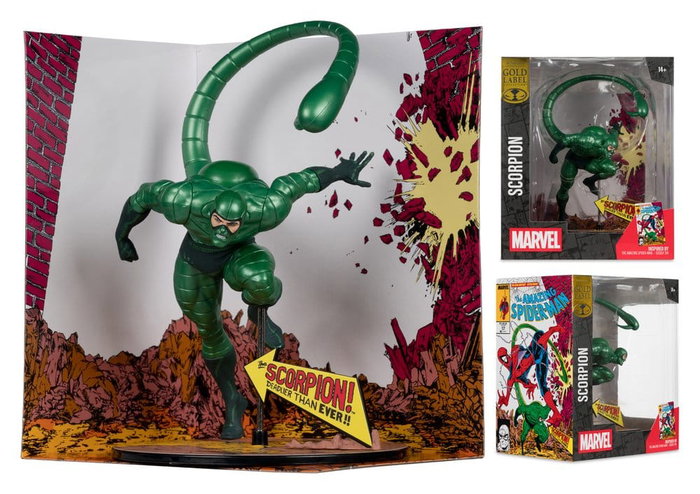 McFarlane Toys Statuette Marvel Scorpion Métallique (The Amazing Spider-Man #318)