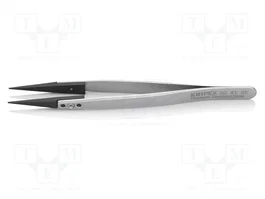 KNIPEX Pince à épiler droite à bec pointu ESD