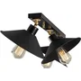 D By M.Red Suspension lustre moderne de 80 cm noir