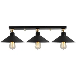 D By M.Red Suspension lustre moderne de 80 cm noir