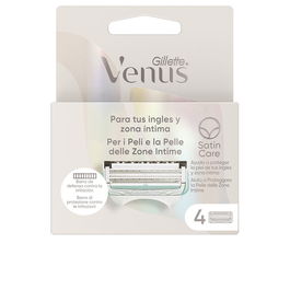 Gillette Venus Intima Chargeur 4 recharges pour femme, minimise les irritations post-épilation