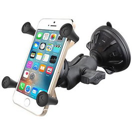RAM Mounts RAM X-Grip Support de téléphone avec base à ventouse Twist-Lock