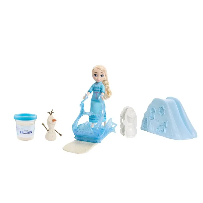 Mattel Disney La Reine des Neiges Coffret Elsa et Jeux d'Enfants avec pâte à neige