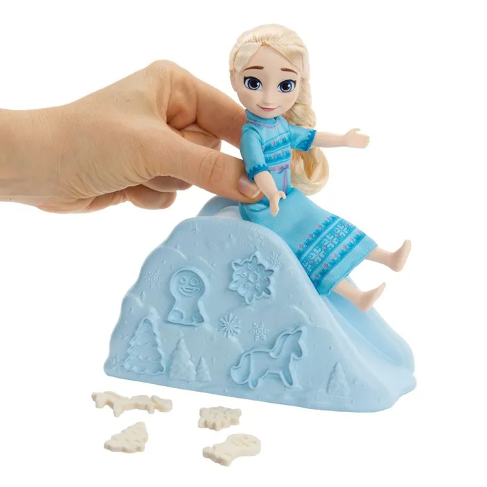 Mattel Disney La Reine des Neiges Coffret Elsa et Jeux d'Enfants avec pâte à neige