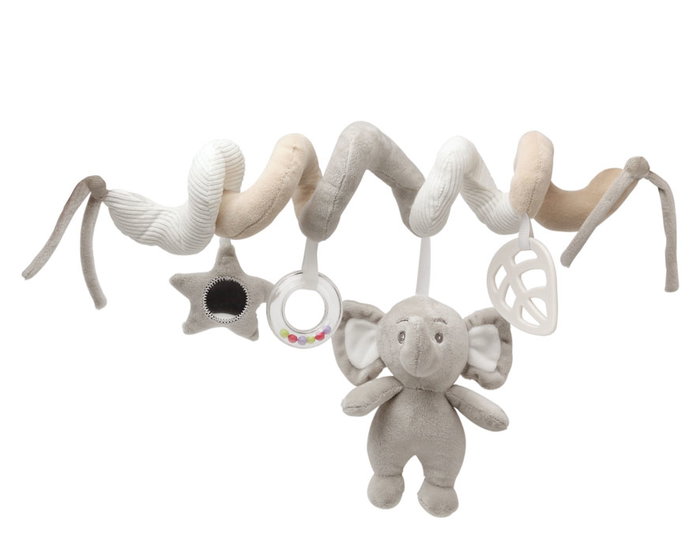 KioKids Peluche Elefante Dolci Amici Gris Beige