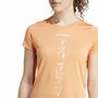 T-shirt à manches courtes femme Adidas Agravic Shirt Orange