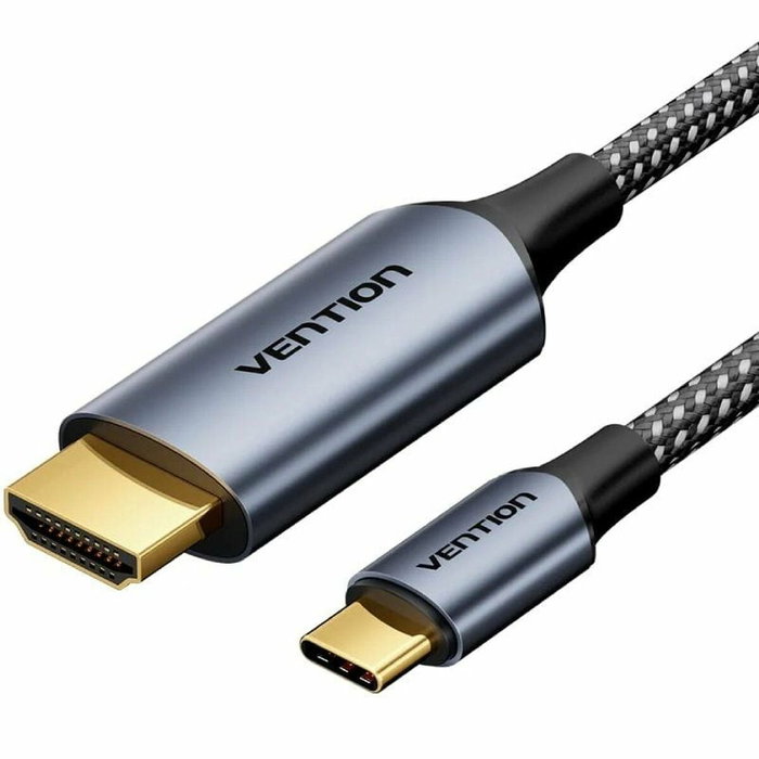 Vention Adaptateur USB-C vers HDMI CRHHF 1 m, 4K 60 Hz, Noir Vention Adaptateur USB-C vers HDMI CRHHF 1 m, 4K 60 Hz, Noir