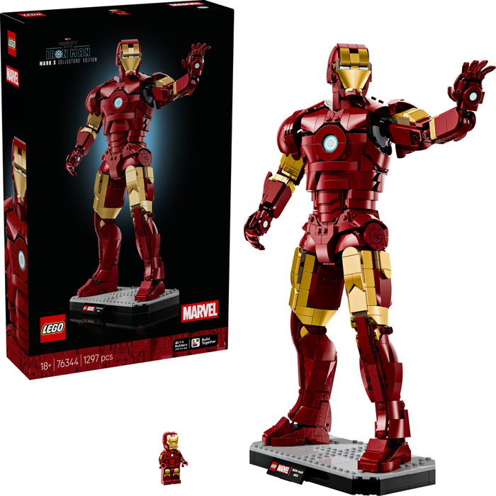 LEGO Marvel Iron Man Mark 3 Édition Collector 76344一人セット de construction pour adulte LEGO Marvel Iron Man Mark 3 Édition Collector 76344一人セット de construction pour adulte