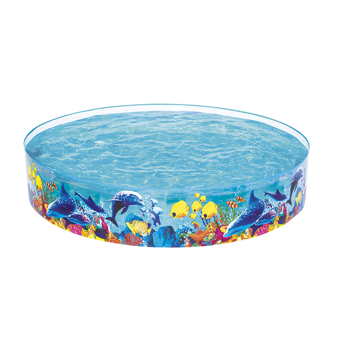 Bestway 55031 Piscine Rigide Enfant PVC Marine 244x46 cm +3 Ans Jardin