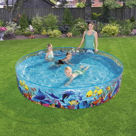 Bestway 55031 Piscine Rigide Enfant PVC Marine 244x46 cm +3 Ans Jardin
