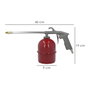 WOLFPACK LINEA PROFESIONAL Pistola pétrolière pneumatique avec réservoir inférieur et adaptateur rapide