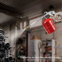 WOLFPACK LINEA PROFESIONAL Pistola pétrolière pneumatique avec réservoir inférieur et adaptateur rapide