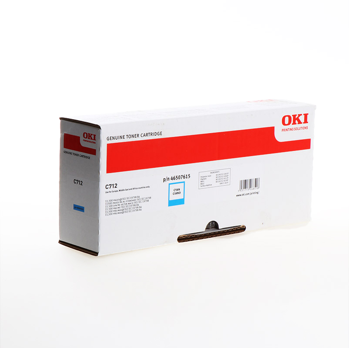 OKI 46507615 Toner Cyan pour Imprimante - Cartouche d'Encre Professionnelle OKI 46507615 Toner Cyan pour Imprimante - Cartouche d'Encre Professionnelle