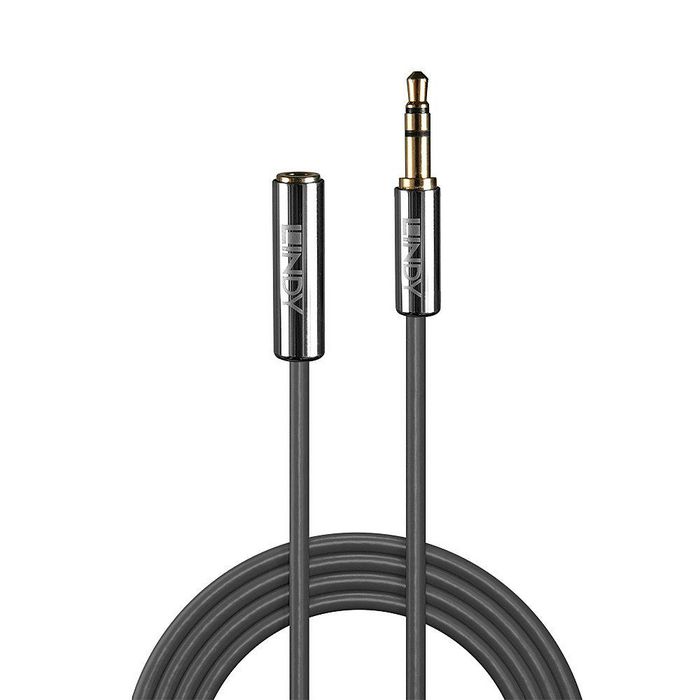 Lindy Rallonge Audio Jack 3.5mm Cromo Line, 2m