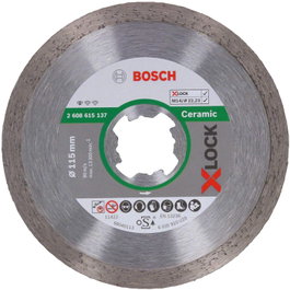 BOSCH Disque Diamant Céramique X-LOCK M14 115x1,6x7 mm