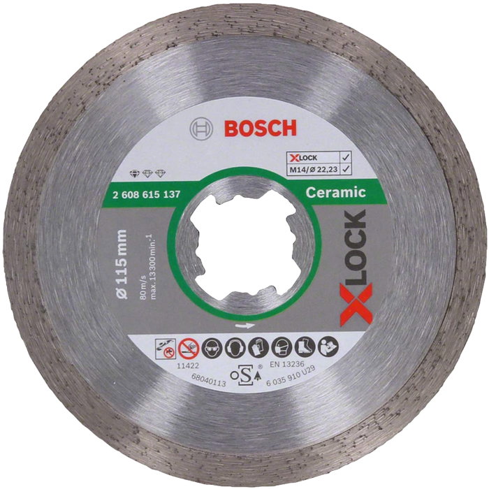 BOSCH Disque Diamant Céramique X-LOCK M14 115x1,6x7 mm BOSCH Disque Diamant Céramique X-LOCK M14 115x1,6x7 mm