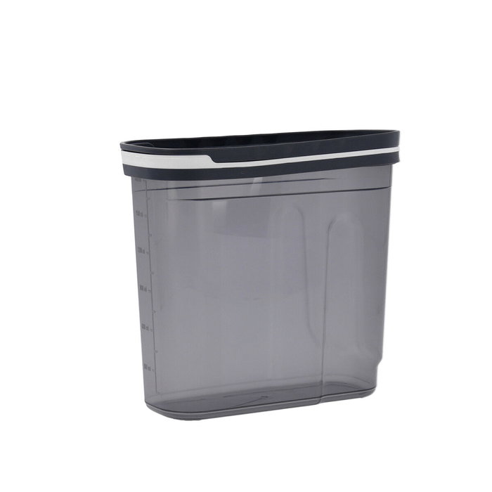 Quid Rangement Transparent City 1800 mL - 19.9x9.5x18 cm (12 Units)