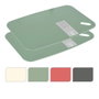 Excellent Houseware Lot de 2 planches à découper couleurs assorties 35 x 24 cm et 30 x 20 cm