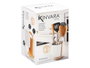 Kinvara Porte-ustensiles double anse blanc et bois 15 x 22 x 15 cm (Set de 8)
