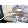 Unold Steel Flex Ventilateur de table rechargeable Argent