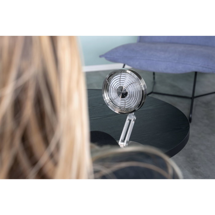 Unold Steel Flex Ventilateur de table rechargeable Argent Unold Steel Flex Ventilateur de table rechargeable Argent