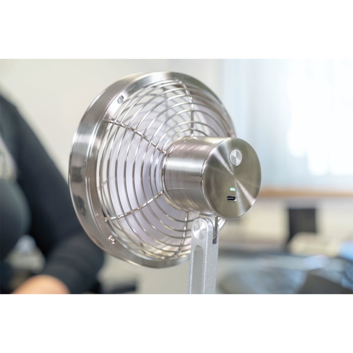 Unold Steel Flex Ventilateur de table rechargeable Argent Unold Steel Flex Ventilateur de table rechargeable Argent